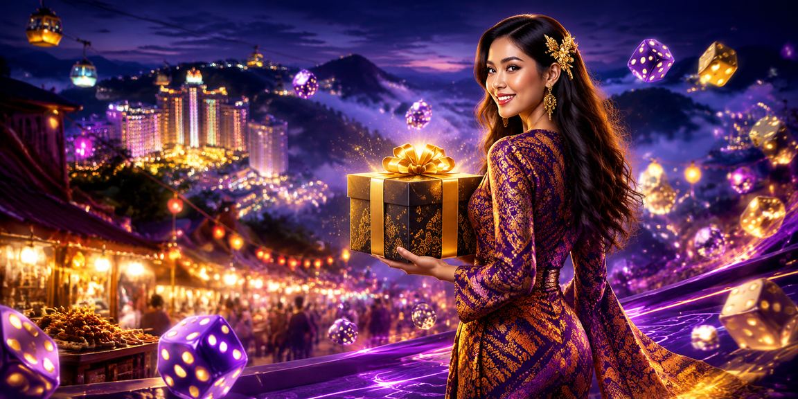 Permainan dadu dan baccarat bergaya batik di Genting Highlands